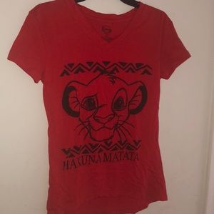 Hakuna Matata red t shirt
